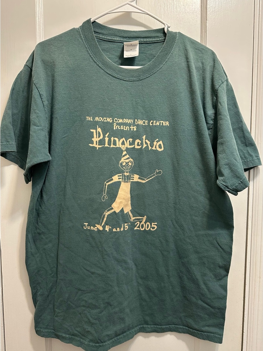 Pinocchio Dance Recital Tee in Green